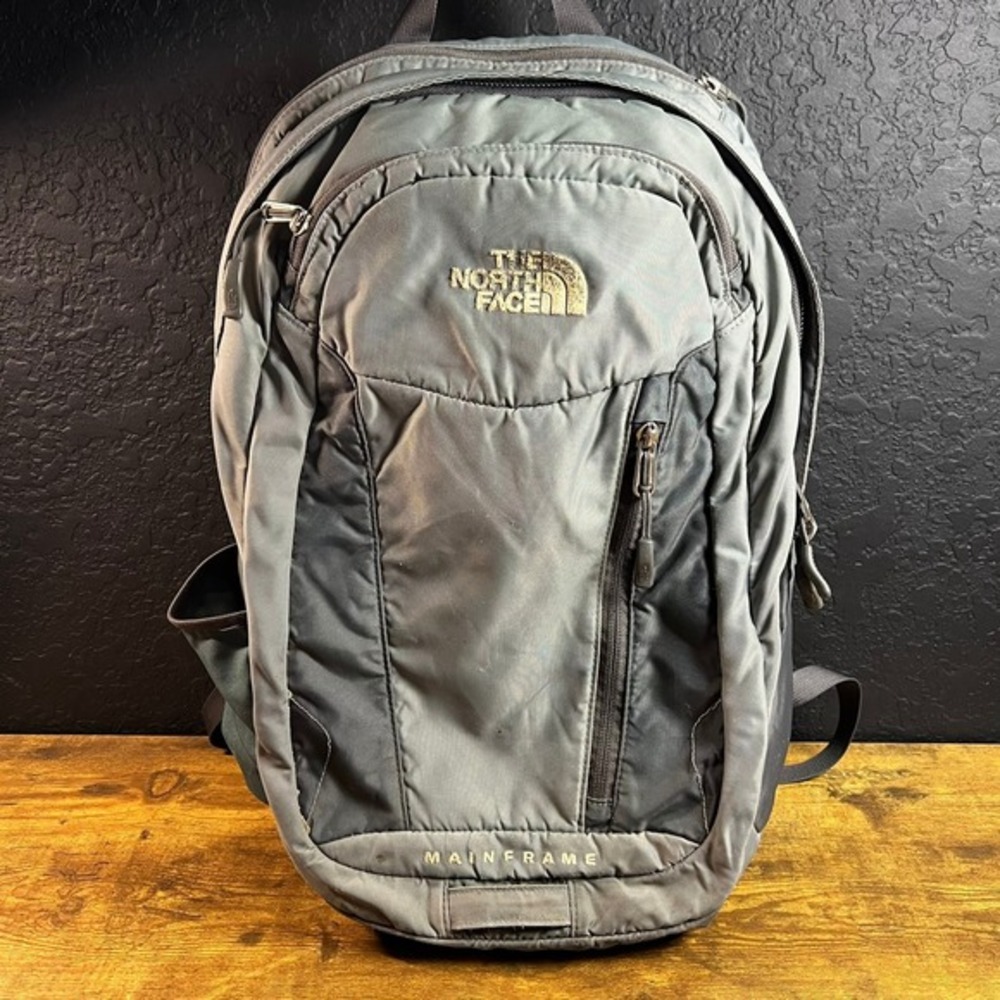 The North Face Mainframe Grey‎ Nylon Laptop Backpack Unisex OS